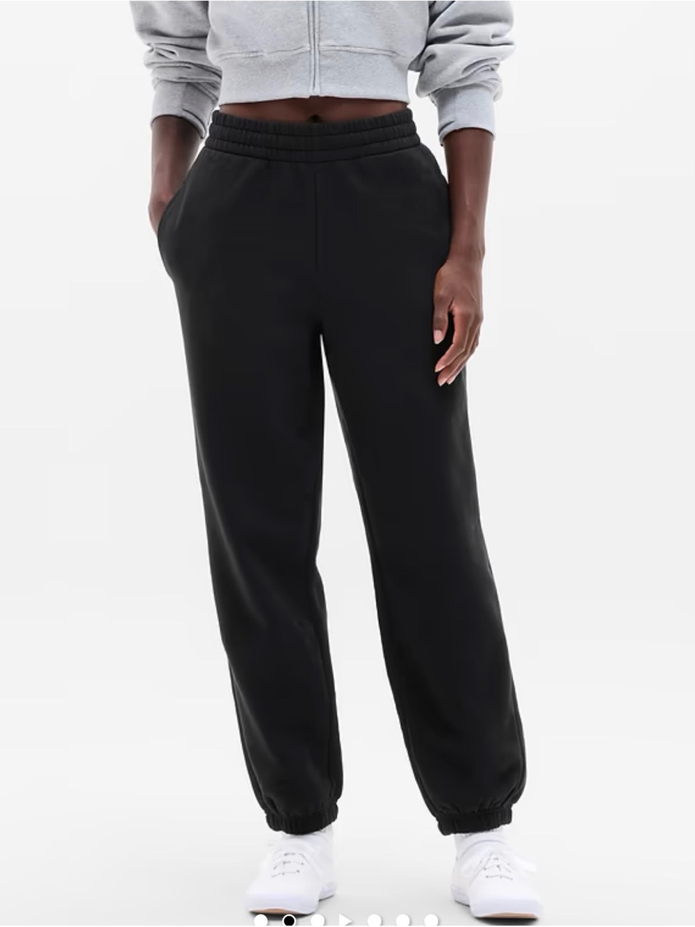 Athleta Forever Fleece Elastic-Waist Jogger Pants